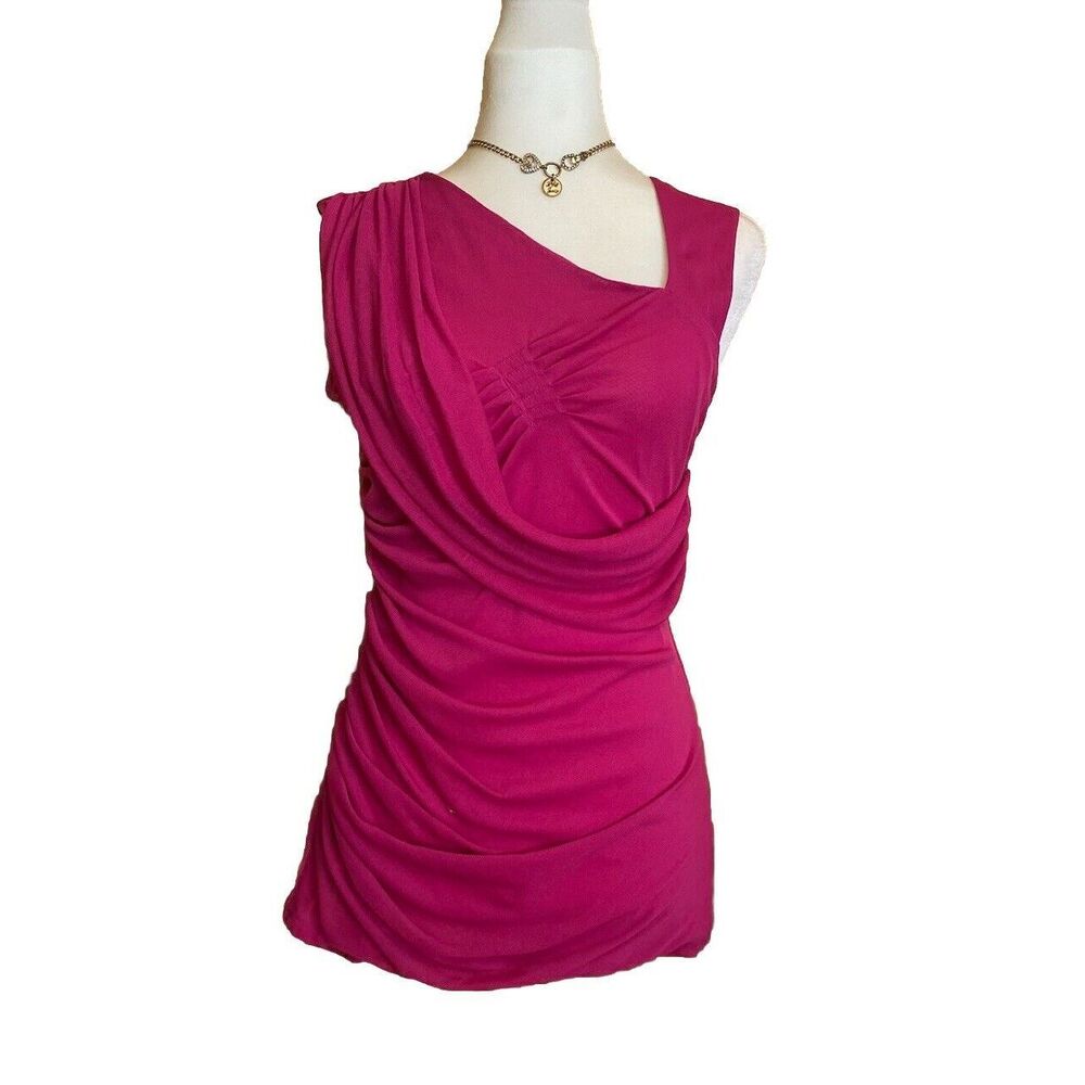 Vince Camuto Women Pink Sleeveless Top M - Picture 1 of 9